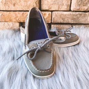 Sperry Top Siders Silver Size 6